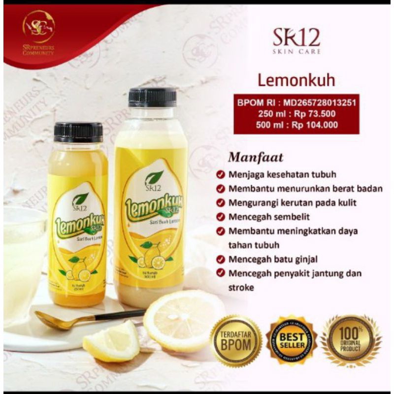

Sari Buah Lemon SR12