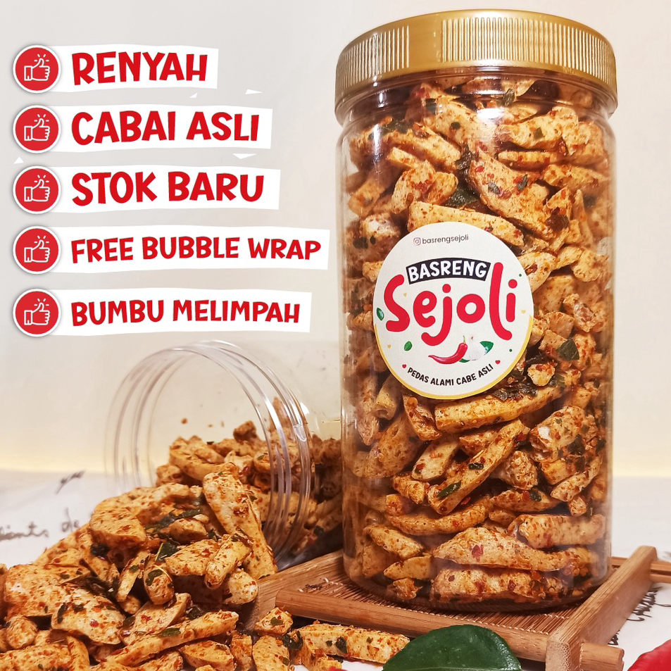 

Serba Murah BASRENG VIRAL - BASRENG PEDAS DAUN JERUK KEMASAN TOPLES | BASRENG RENYAH - Basreng Sejoli Promo