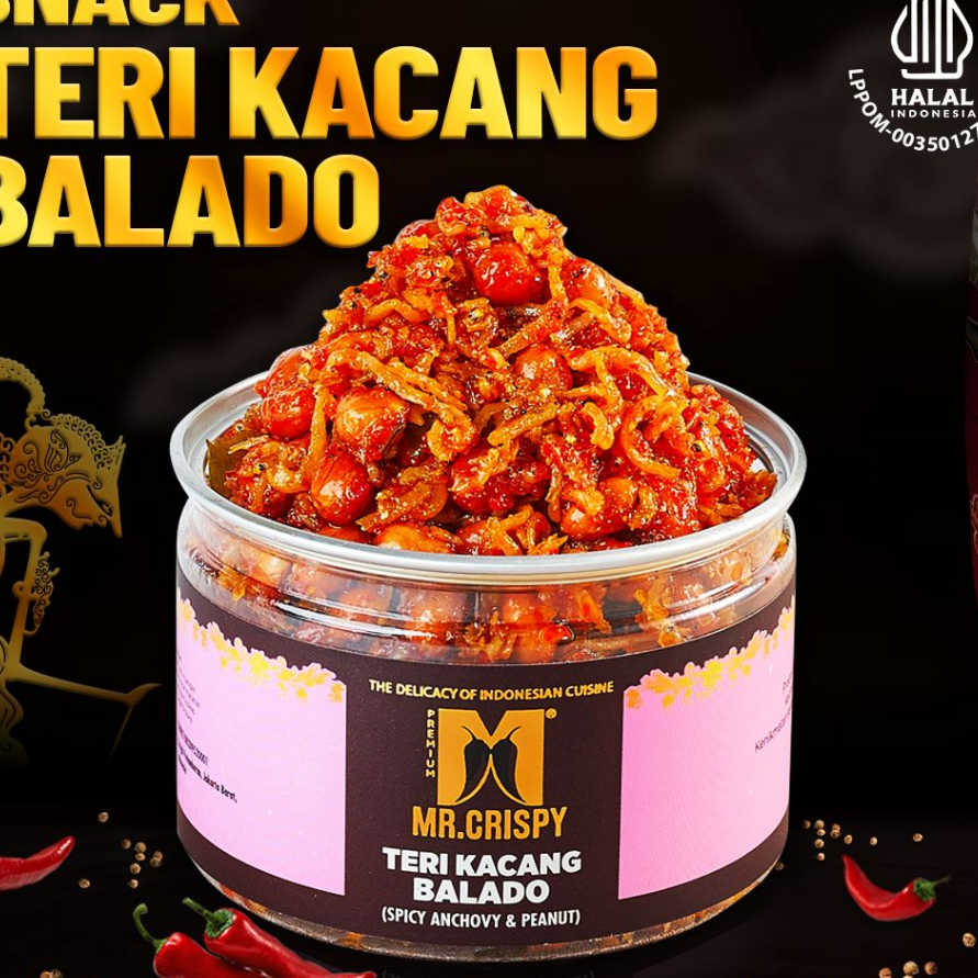 

FLSL7397 Terbaru Teri Kacang Balado/Teri Medan Mr.Crispy