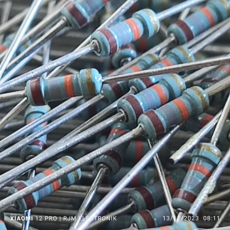 10 pcs resistor 18k japan 1/2 watt