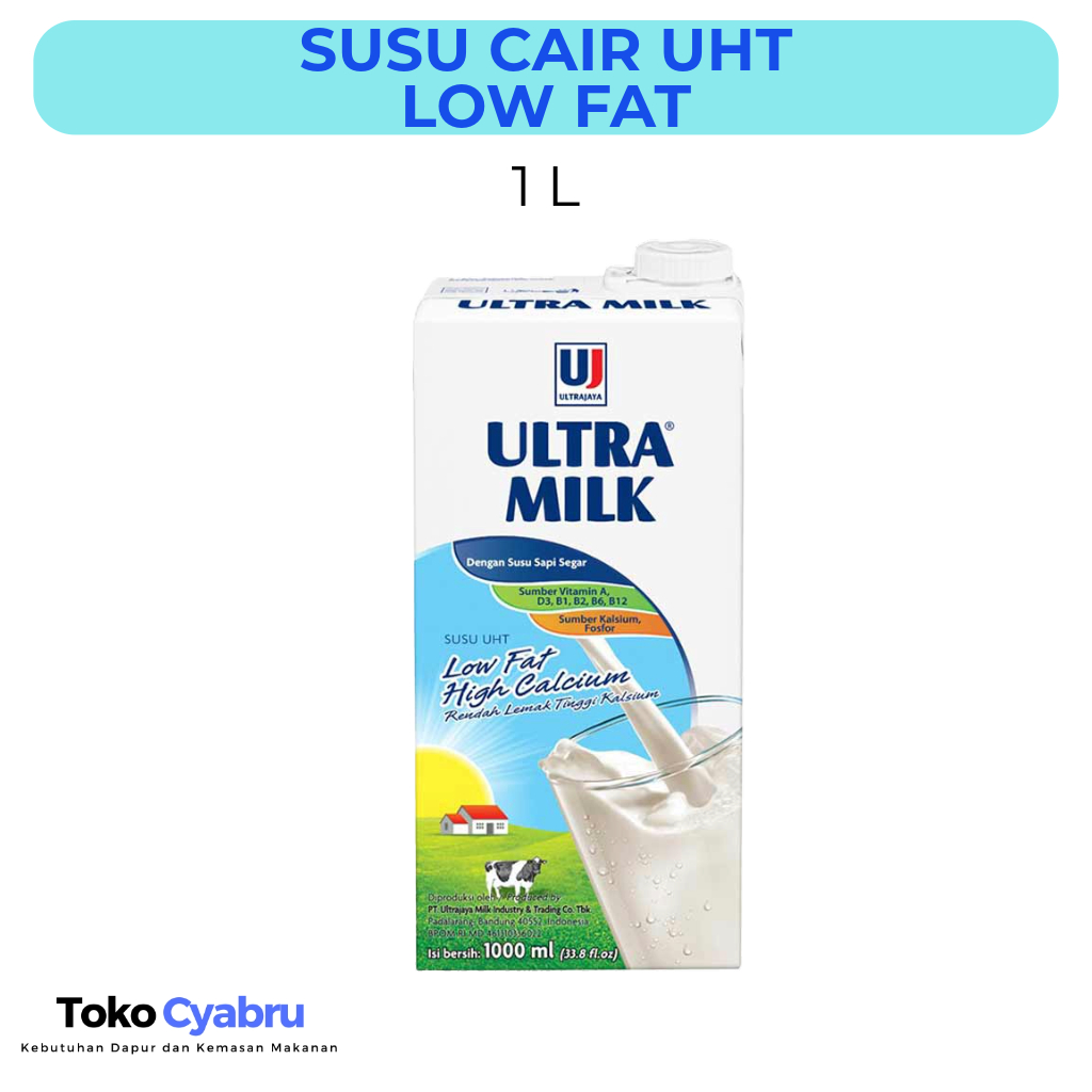 

Susu Cair Low Fat Ultra Milk 1 L