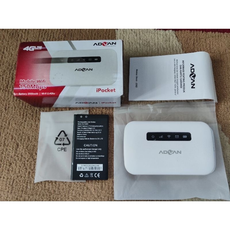 advan ipocket mifi, wifi  all operator second original