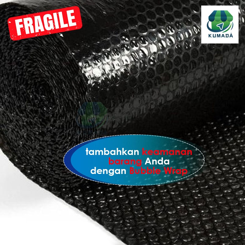 

Extra bubble Wrap menambah proteksi barang menambah keamanan barang saat pengiriman