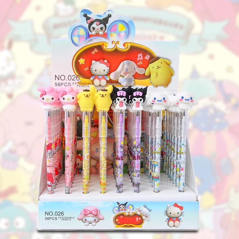 

Pensil Suun Sanrio Kartun Lucu Kuromi Pompurin Melody