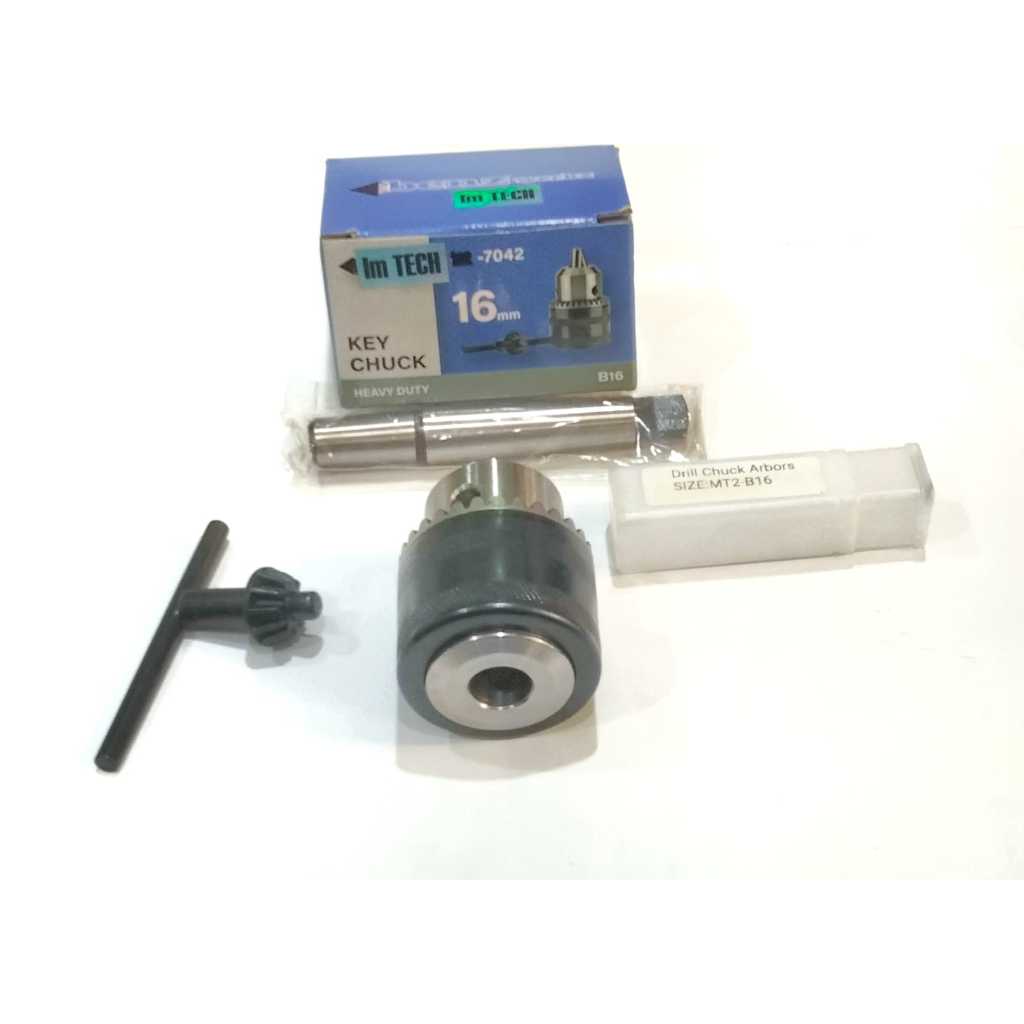 1 Set Kepala + Adaptor Bor Magnet 16 MM / Key Chuck Bor Magnet