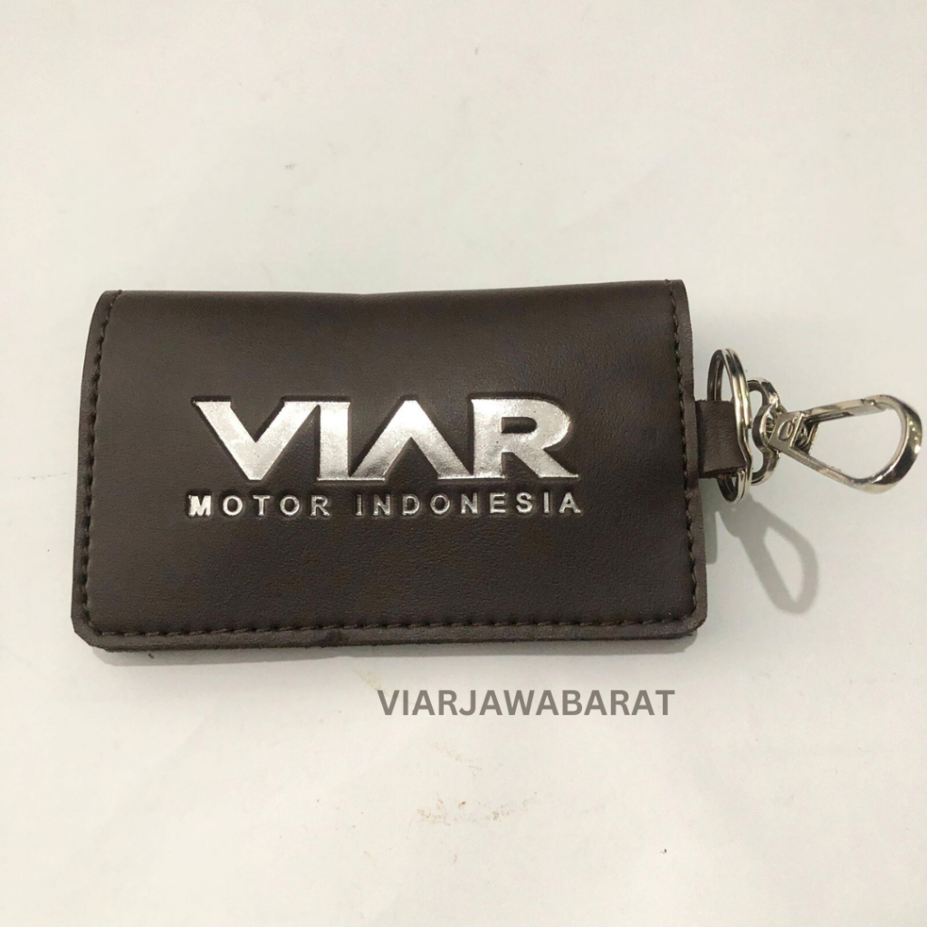 Dompet STNK Motor VIAR Gantungan Kunci Motor VIAR Sepeda Listrik Kulit Imitasi
