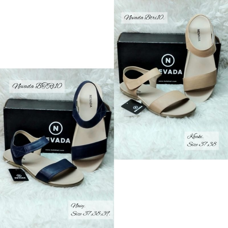 Promo Branded Matahari Sandal Flat Tali Wanita Nevada.