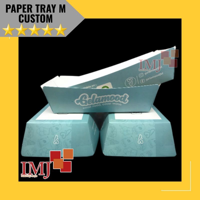 PAPER TRAY M CUSTOM DESAIN PAPER TRAY FOOD CUSTOM PAPER TRAY M CUSTOM