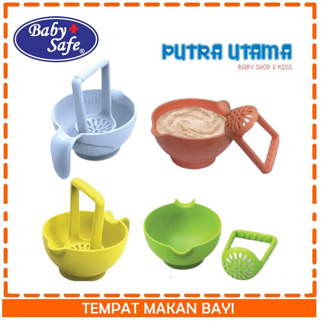 Peralatan Makan Bayi Baby Safe Food Masher Bowl Tempat Makan Bayi Lynea AP008
