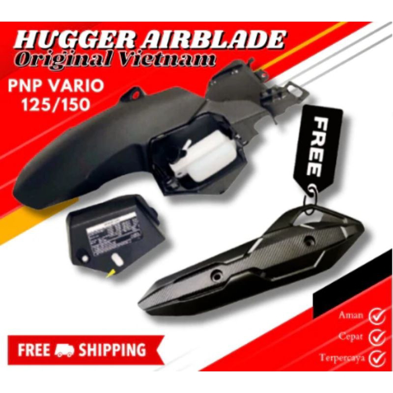 HUGGER AIRBLADE SPAKBOR KOLONG VARIO PLUS TAMENG KNALPOT HUGGER VARIO OLD SPAKBOR KOLONG VARIO 125 1