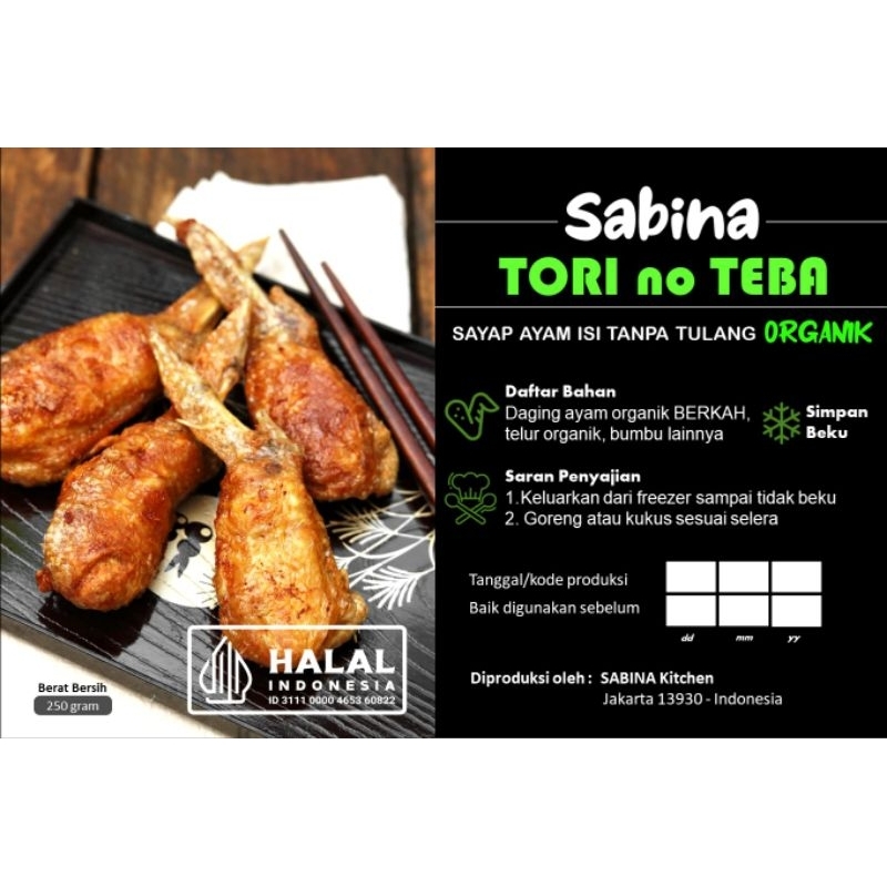 

Berkah Chicken olahan sayap isi ala Jepang