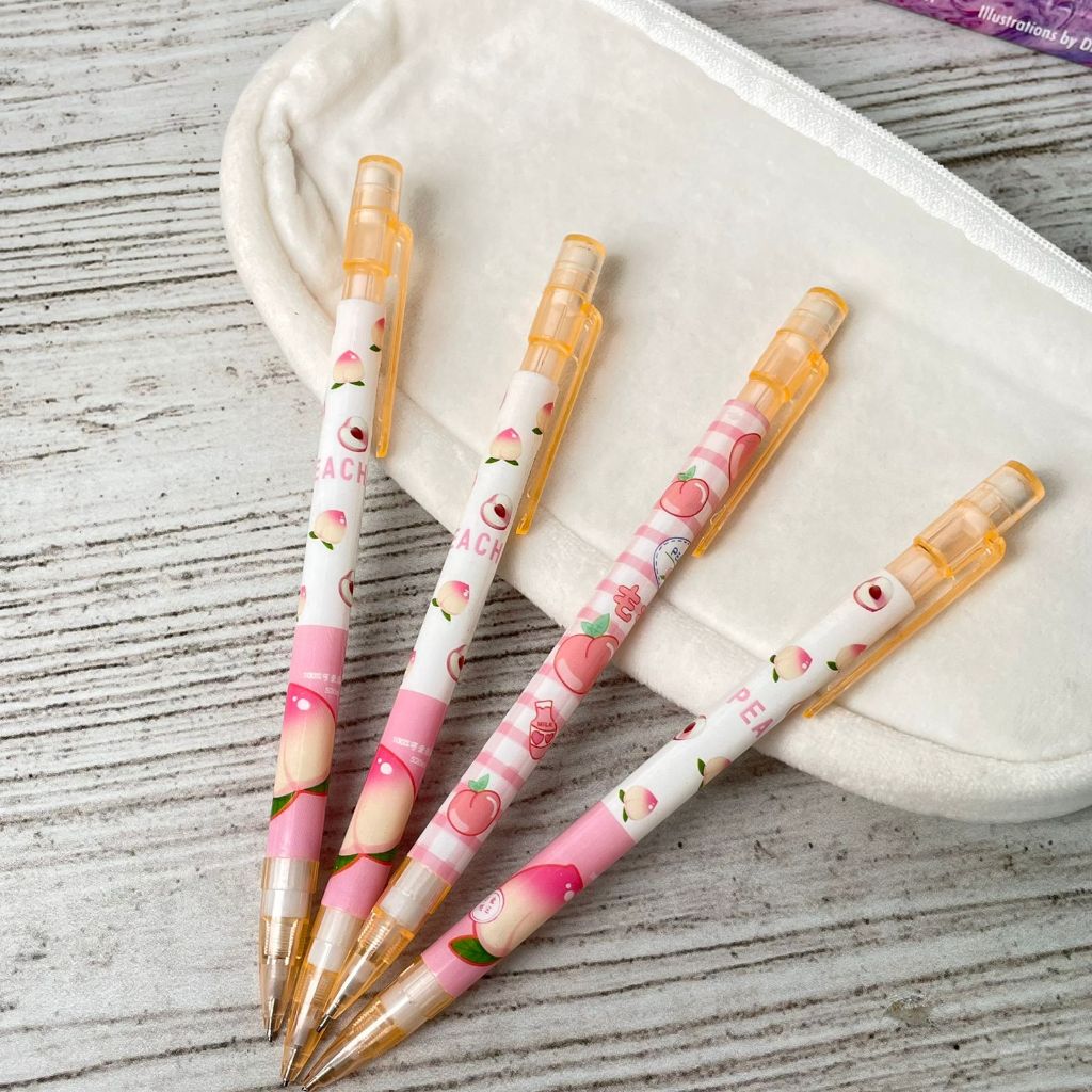 

[PAW_GROSIR] PENSIL CETEK MEKANIK TRANSPARAN MOTIF BUAH PEACH PENSIL DENGAN HAPUSAN MOTIF TERBARU ALAT TULIS TERMURAH BISA COD