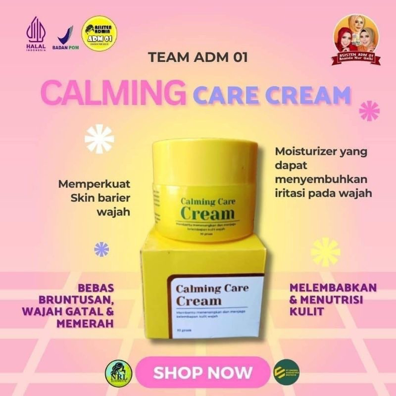 (BISA COD ) Calming Care cream by NRL kosmetik original Bpom BELI 3 GRATIS 1