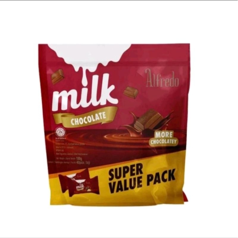 

Alfredo value Pack milk Chocolate 180gr