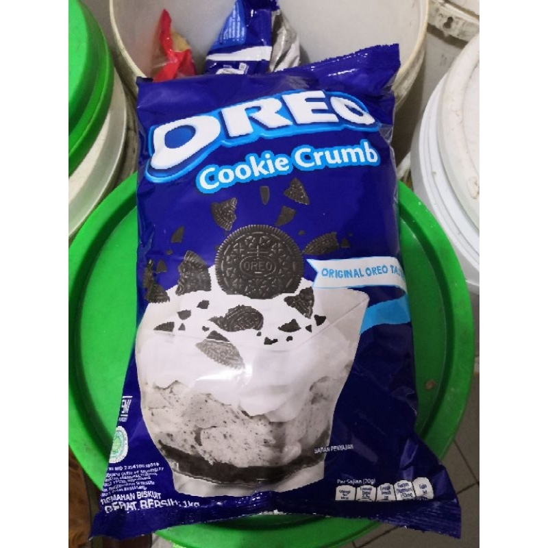 

Oreo Cookie Crumb remahan 1kg