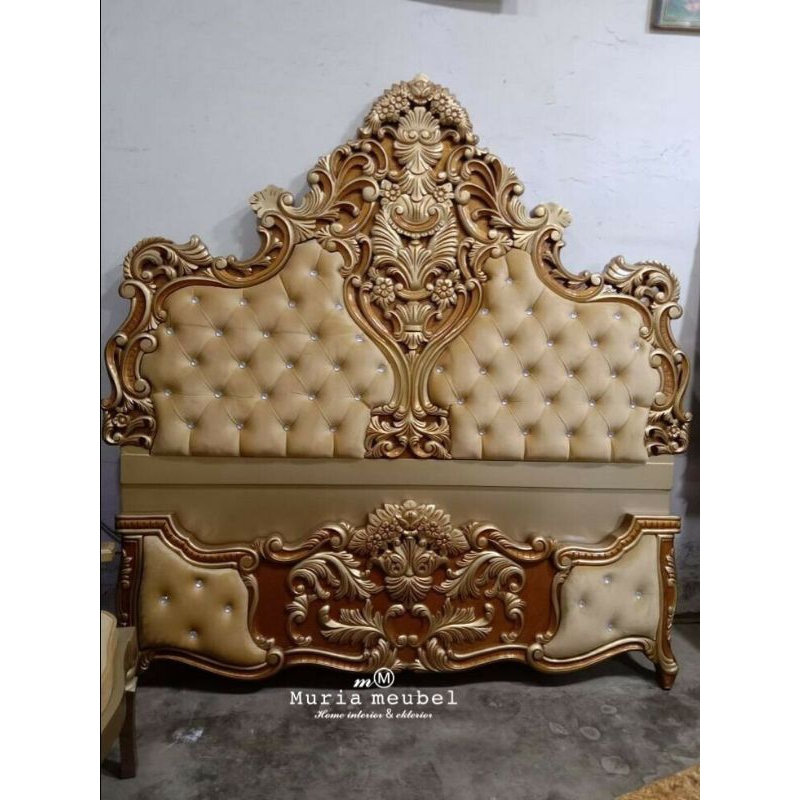 dipan mewah jati ukir jepara