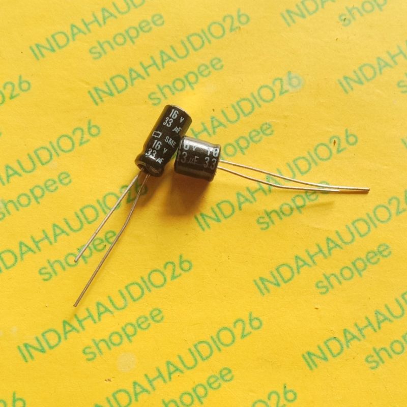 bipolar 33uf 16v BP elko kapasitor elco  np nonpolar