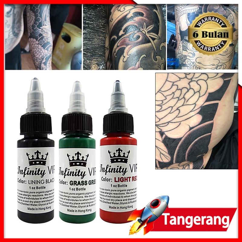 30ml Tinta Tatto INFINITY / Tinta Tato / Tinta Tattoo Ink / Tato Pigment Tato