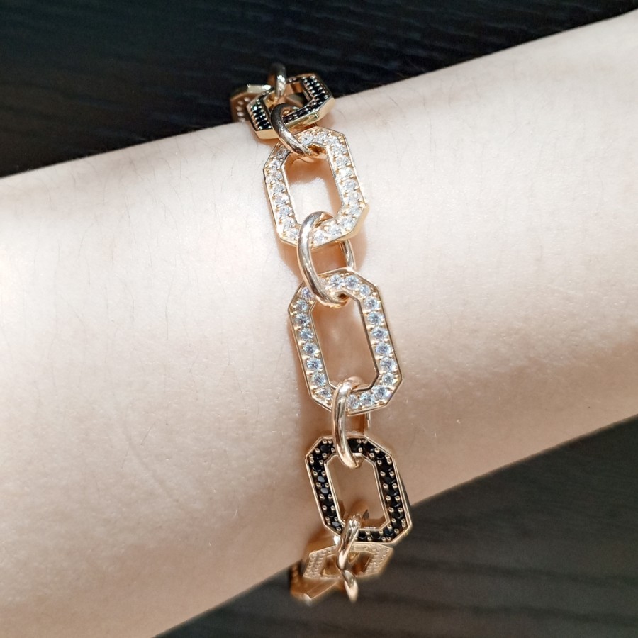 Gelang Rantai Wanita Fashion Zircon 17k 75% ( RM18 ) 15.5gr