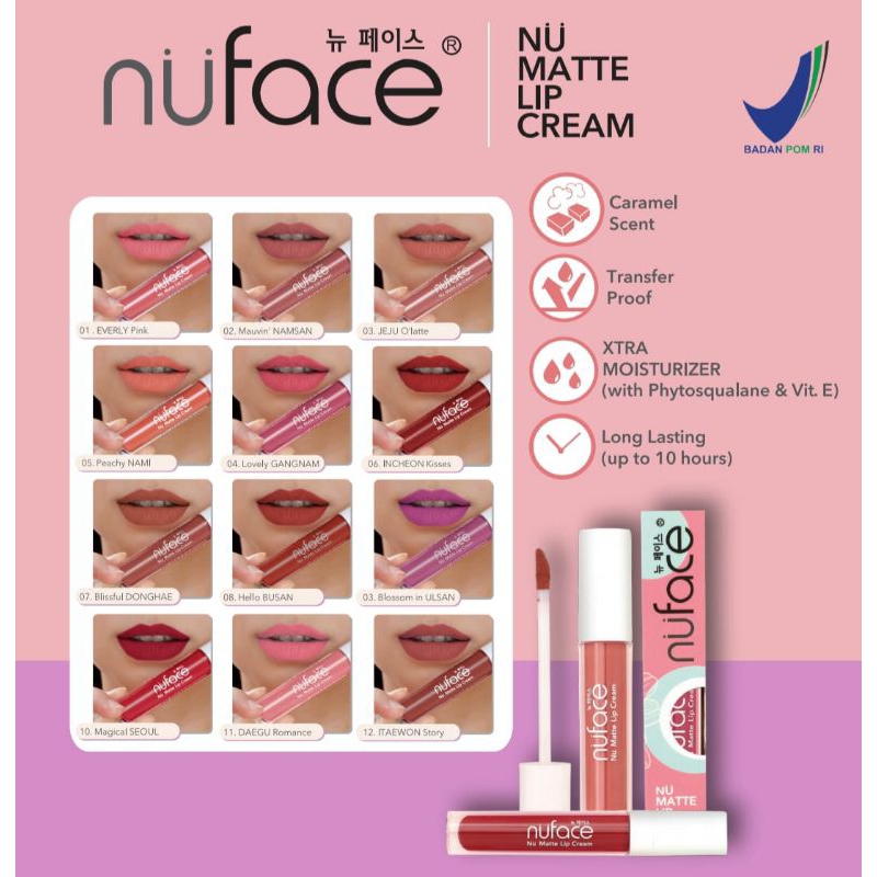 ☆NUFACE☆ Lipcream Matte