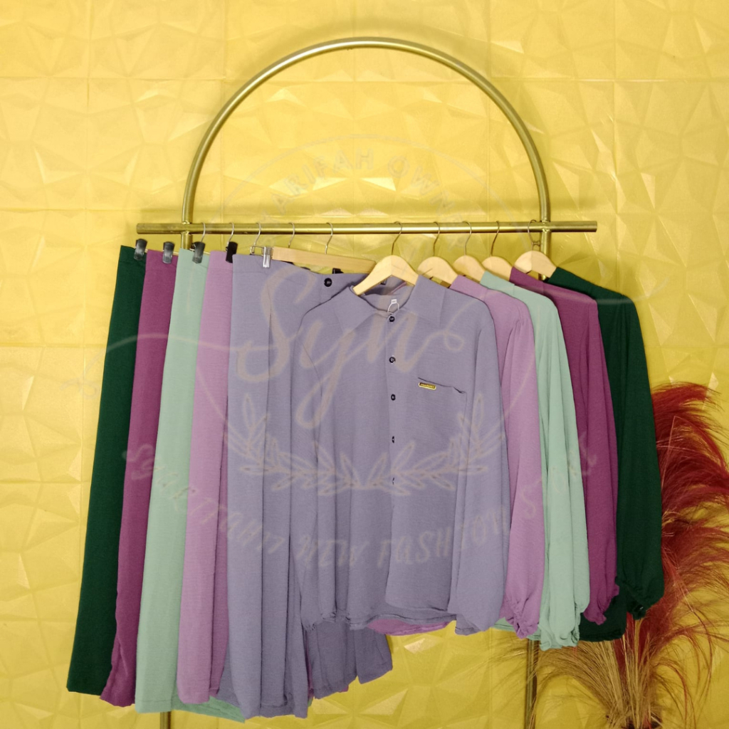 SYARIFAH17 One Set Kulot Muslim Jumbo Viral Part 2 XL  XXL XXXL 4XL