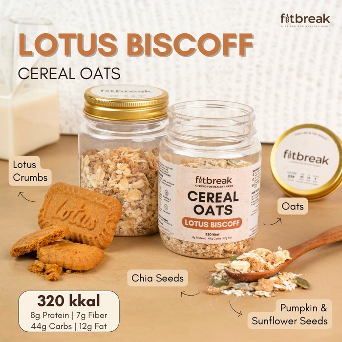 

FITBREAK Lotus Biscoff Cereal Oats