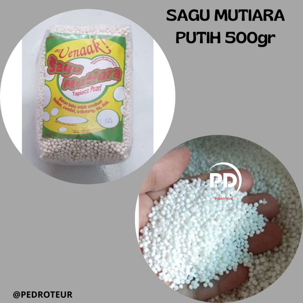 

✰FLASHSALE✰ SAGU MUTIARA warna putih 500 GRAM / Sagu mutiara tanpa campuran bahan lain / SAGU MUTIARA warna putih 500 GRAM UUUUUUEEEEMNAAKKKKKKKKK TOP