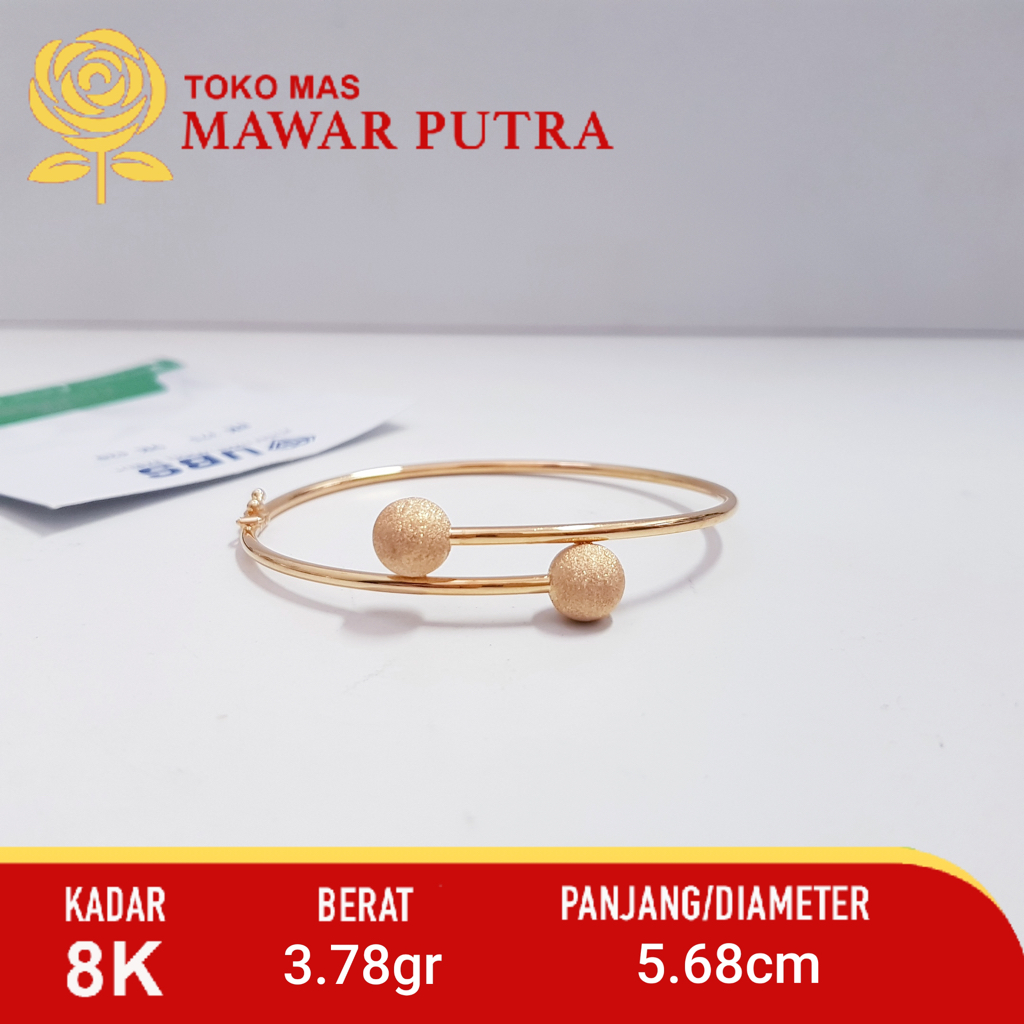 UBS gelang oval emas - 8K