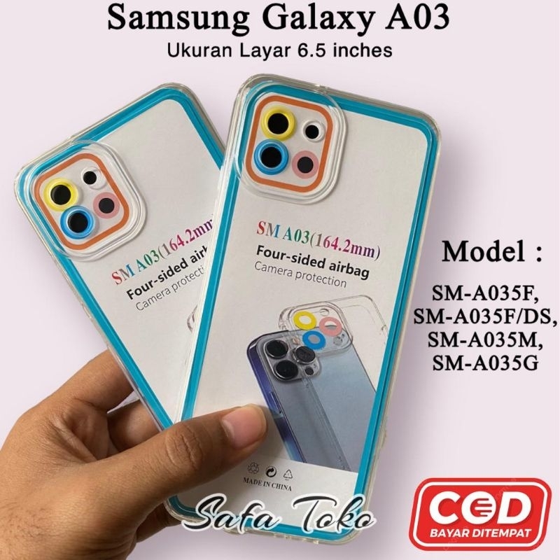 Case Airbag Samsung A03 / SM-A035F, SM-A035F/DS, SM-A035M, SM-A035G Softcase Transparant