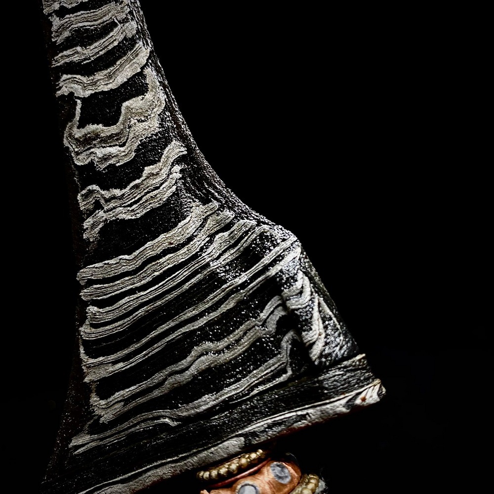 Keris Pamor Toya Mambeg Pajajaran Dhapur Brojol Asli Sepuh Kuno