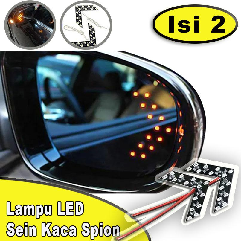 Isi 2 Lampu Panah Spion Sein Mobil - Lampu Varian Spion mobil Lampu Sein Led 12v 14 smd Untuk Kaca S