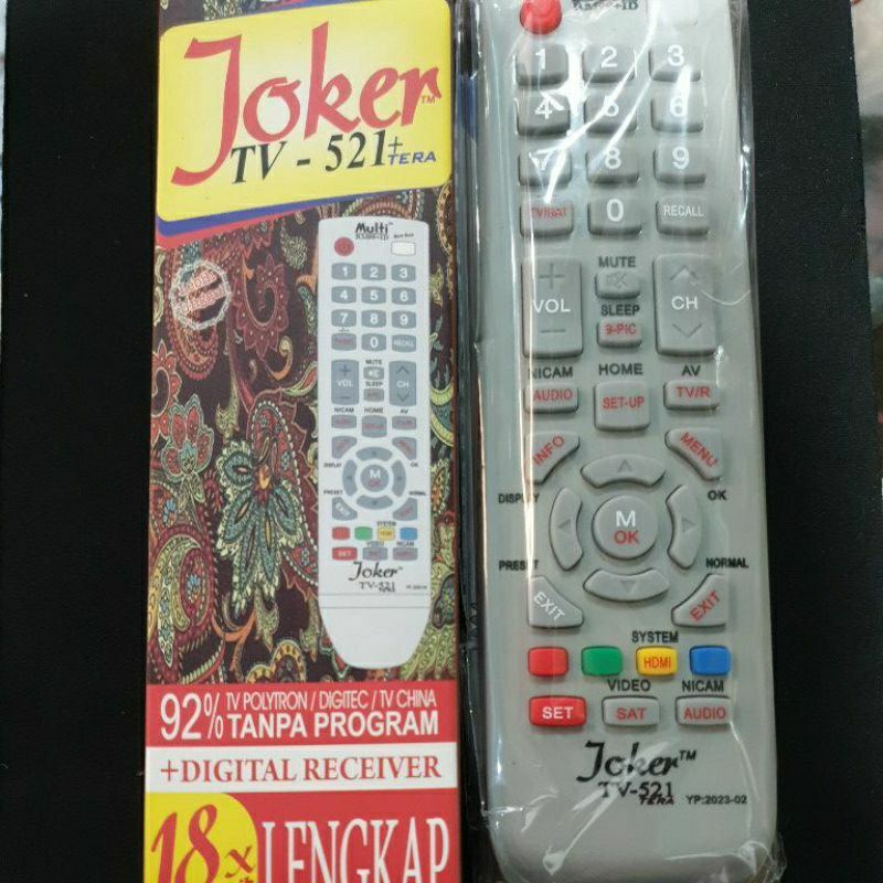 Remote TV universal Joker
