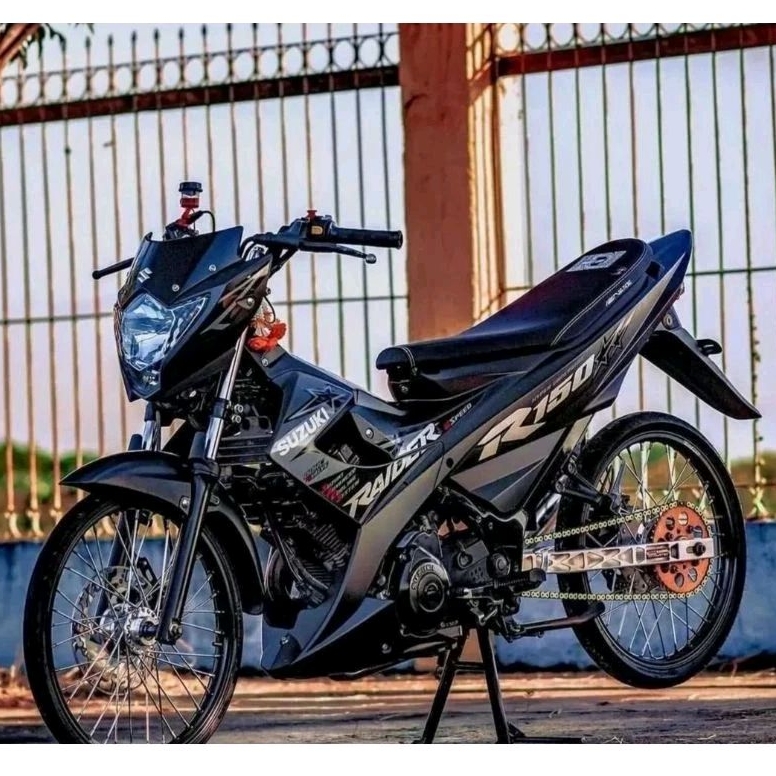 stripping lis sticker standar ori suzuki satria F150 Raider stripping satria raider motif Bintang