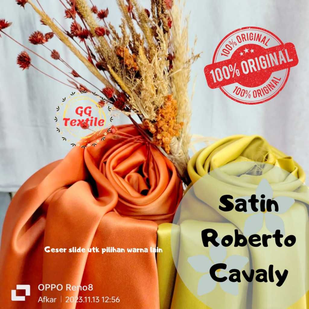 [SATIN TERLARIS] KAIN SATIN CAVALI PREMIUM - Kain Saten Silky Bridesmaid