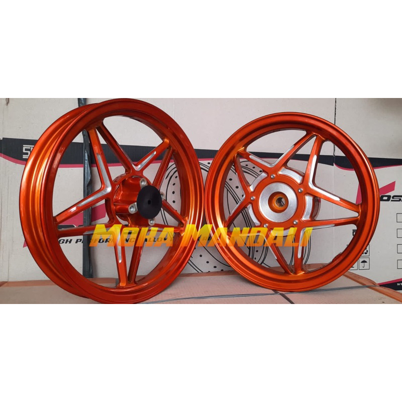 Velg Racing Vrossi Rossi Venom Orbits X gen 2 Palang Bintang Matic Honda Vario 110/125/150 Beat Scoo