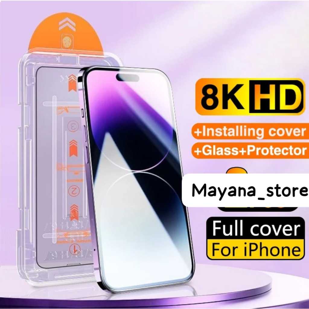 Ori INSTAFIT Tempered Glass Super Fit Clear iPhone 15 14 13 12 11 15+ 14 Plus 15Pro Max 14Pro 13Pro 