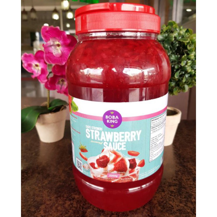 

Paling Popular Strawberry Jam / selai Strawberry / strawberry sauce merk boba king 2,3kg Diskon