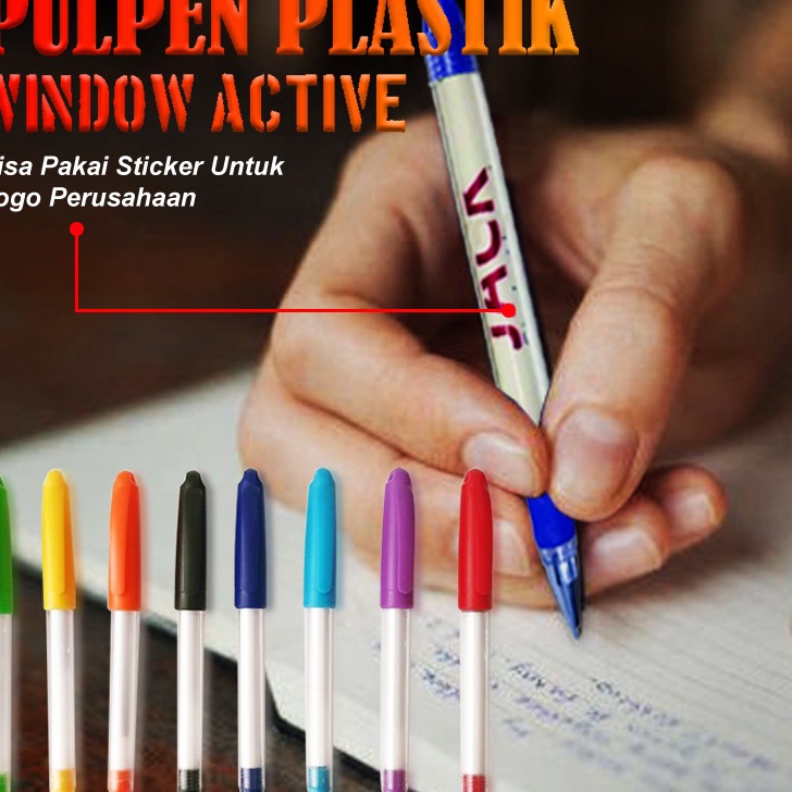 

Terbaru Pulpen gel Plastik Window Active bulpen Gel souvenir promosi(isi 10 Pcs) Seller