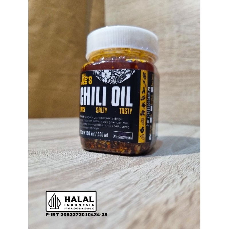 Uncle Joe's Chili oil 150ml| chili oil super pedas | minyak cabe | HALAL | Sambal dimsum