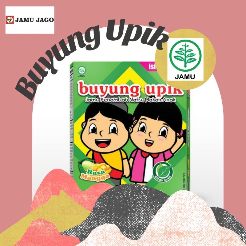 

Jamu Buyung Upik (Penambah Nafsu Makan Anak) rasa mangga