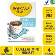 

➪➽✳✧ Tropicana Slim Mint Cocoa (4 Sch) - Minuman Bebas Gula Kirim Langsung