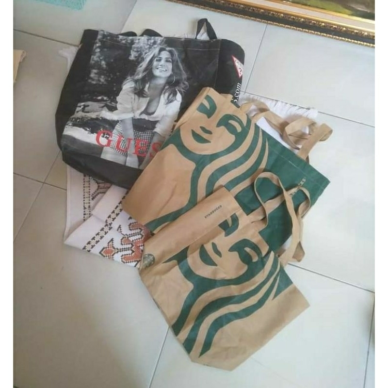 

Paper Bag Shopping Bag Starbucks Guess