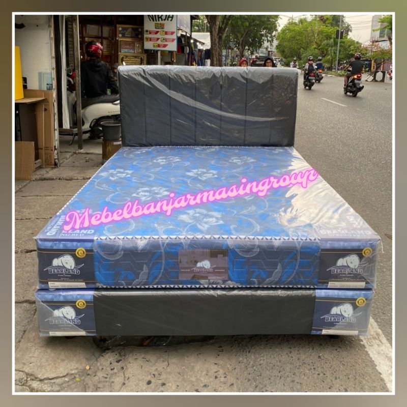 Kasur spring bed/set spring bed olympic Bear land
