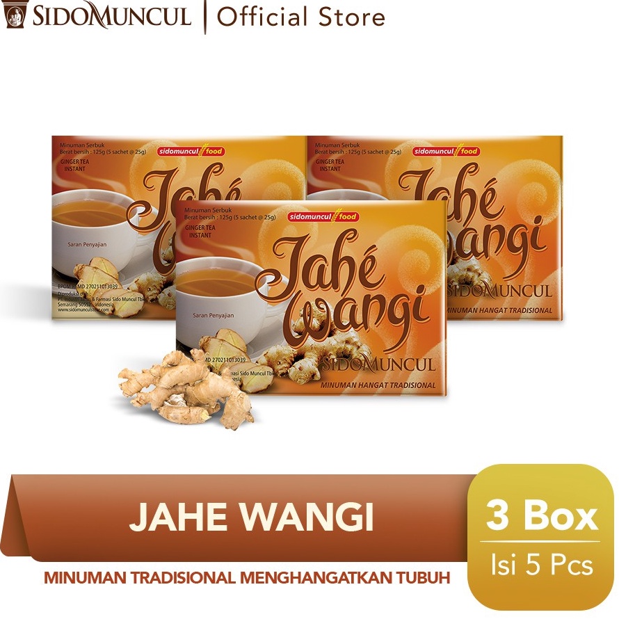 

➦➮✶✺ Sido Muncul Minuman Jahe Wangi 3x5's - Membantu Menghangatkan Badan Bestseller