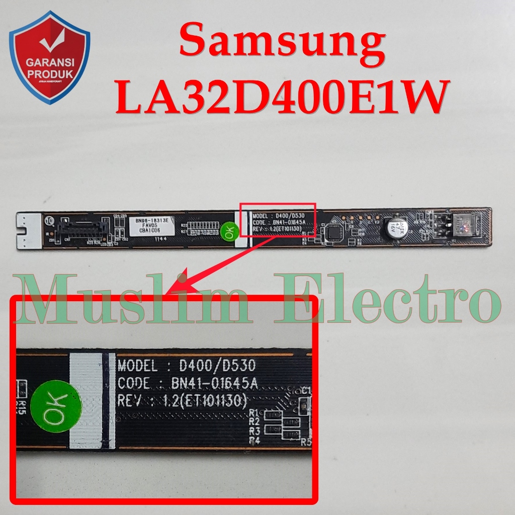Sensor TV LCD Samsung LA32D400E1W 32D400E1W 32D400