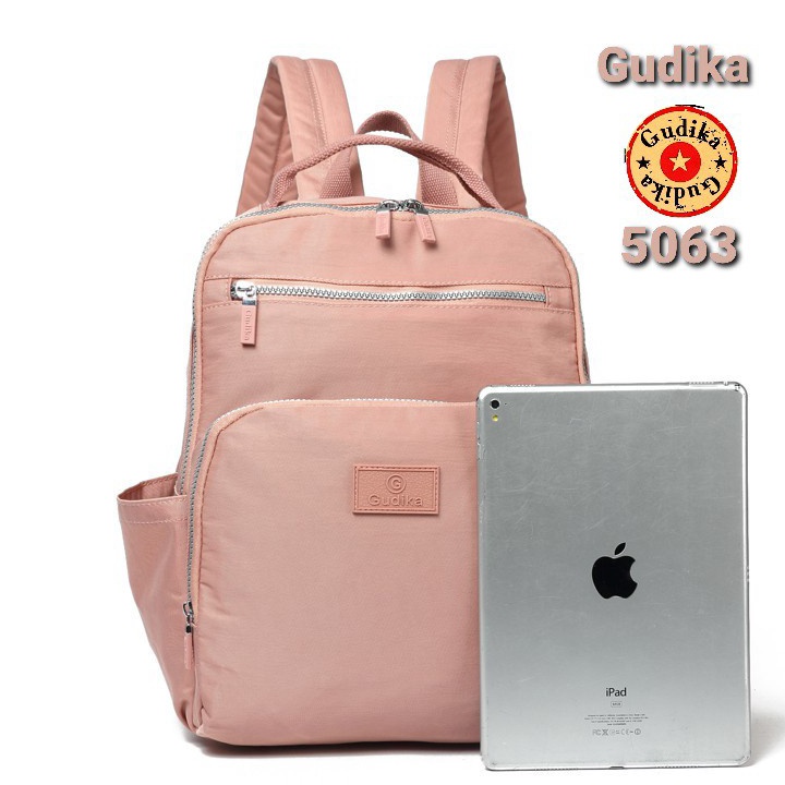 Stok Banyak PROMO GUDIKA 5063 | Backpack Waterproof Wanita Tas Ransel Laptop Anti Air Import Origina