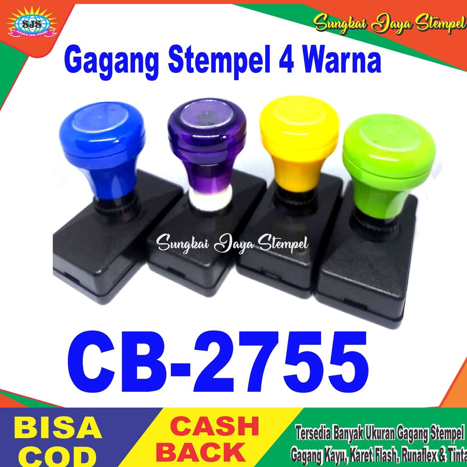 

Harga Termurah GAGANG STEMPEL WARNA 2755 (B)