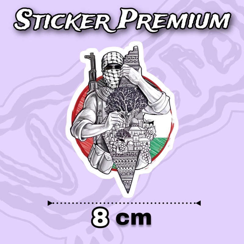 

sticker Palestina waterproof big