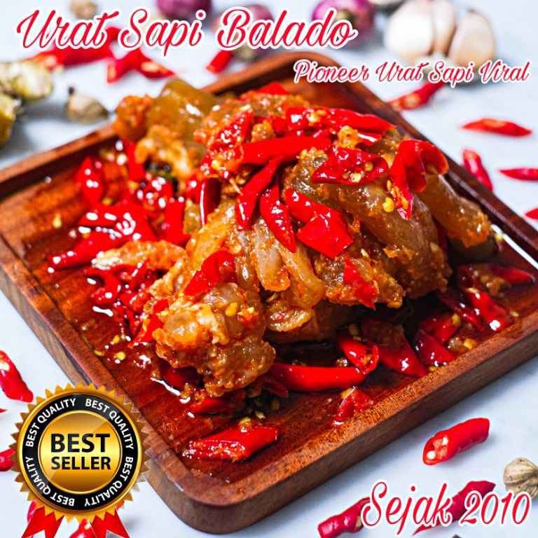 

❤[PROMO ⚡ALE!!!]❤ Urat Sapi Balado Premium sedang