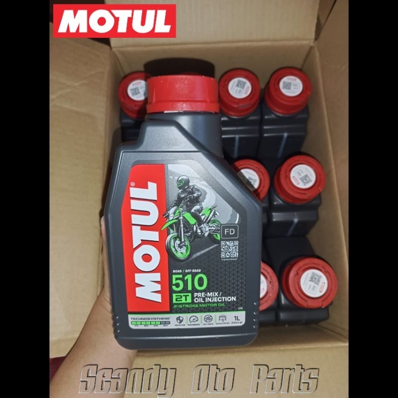 Oli Motul 510 2T 1L Oli Samping Motul 510 motul 510 (1 Dus)